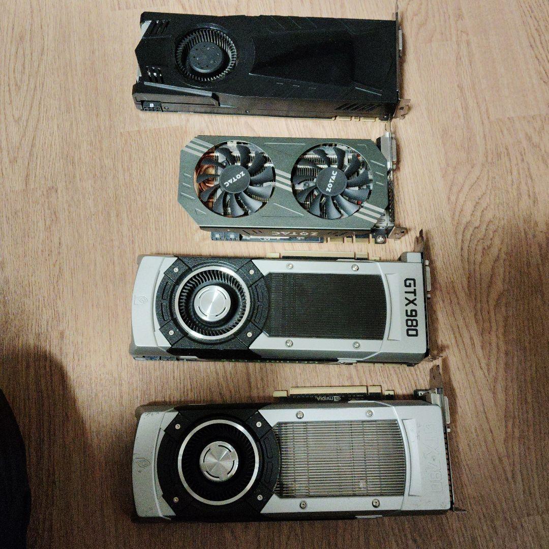 GTX1070 GTX970 GTX980 GTX780 4枚セット