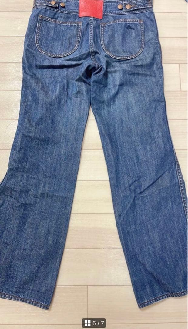 エヴィス　EVISU メンズオーバーオール　ジーンズ　デニム