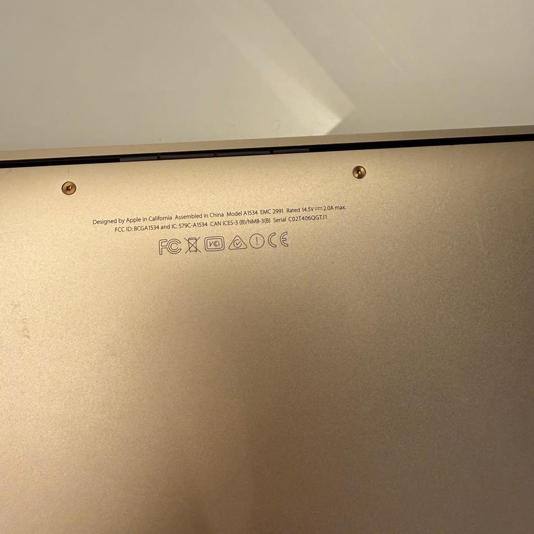 MacBook本体 MacBook (Retina, 12-inch, Early 2016)