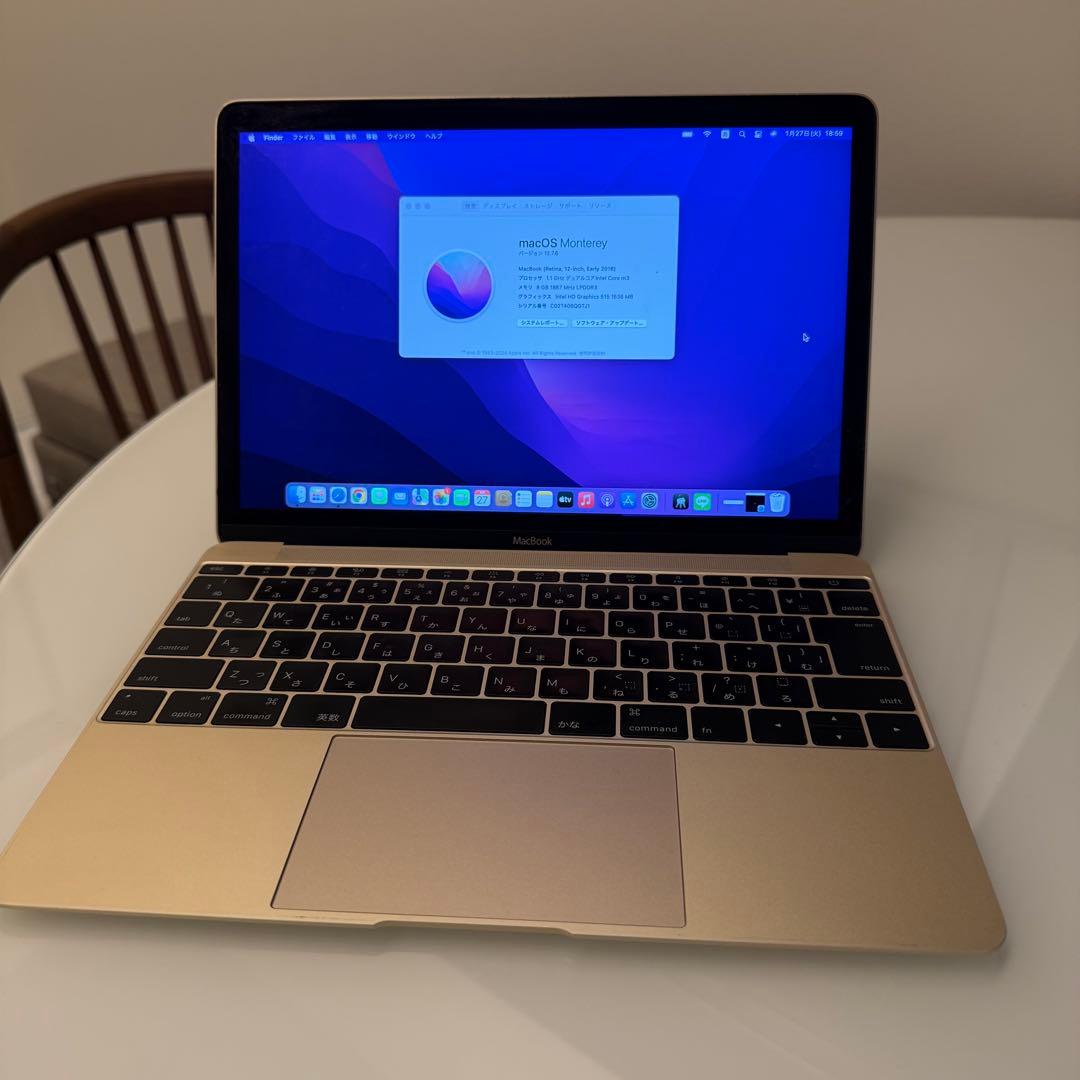 MacBook本体 MacBook (Retina, 12-inch, Early 2016)