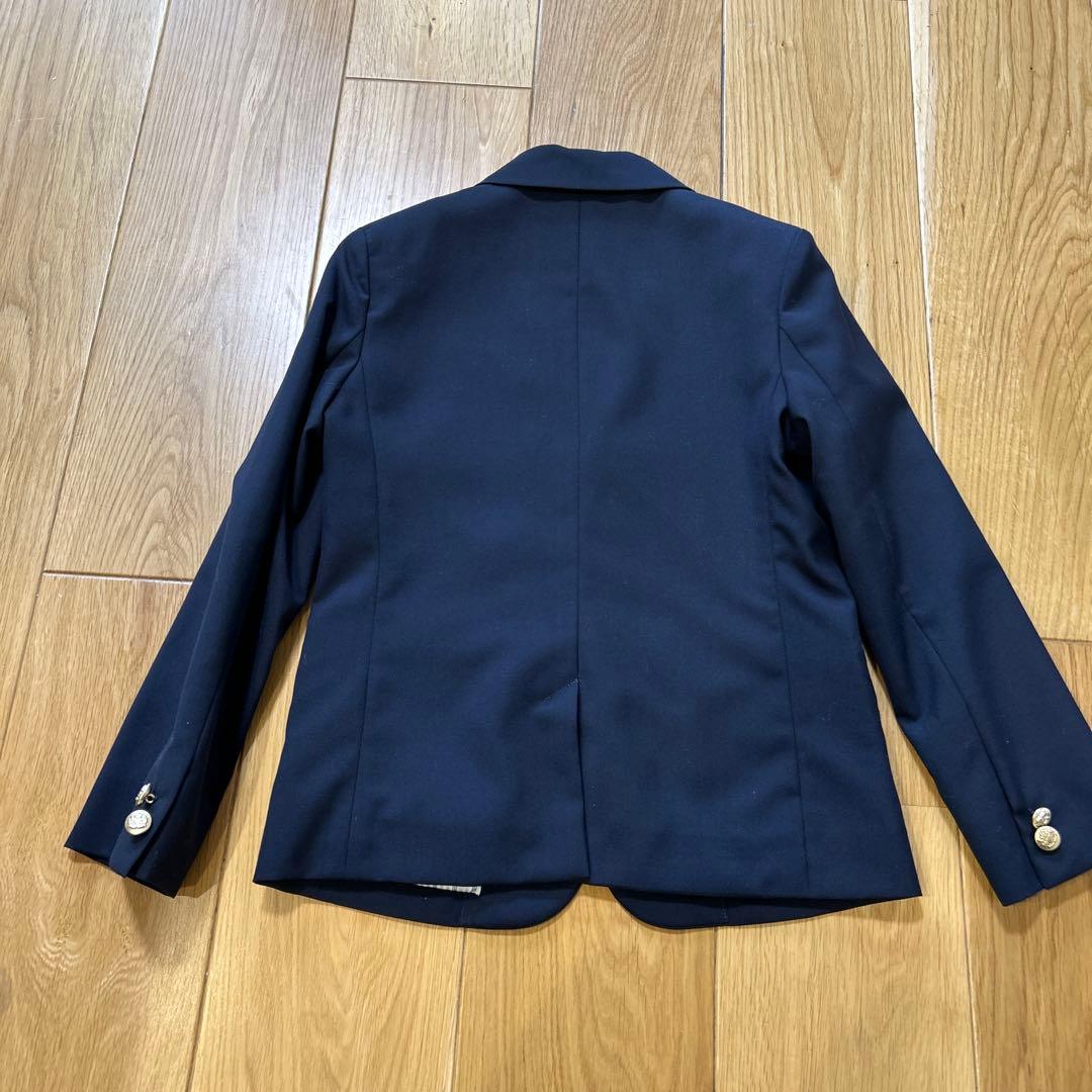 ユナイテッドアローズ　ネイビー フォーマルスーツ 130cm シャツネクタイ付き