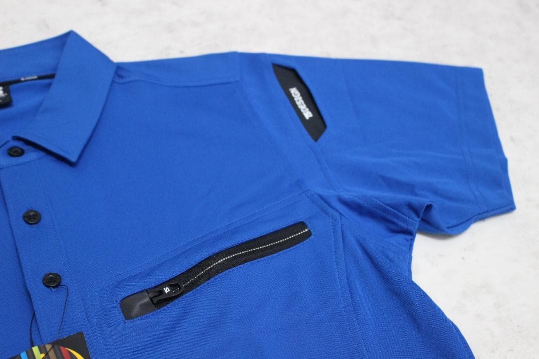 【珍品】　JRA　中央競馬　スタッフ　支給　非売品　ポロシャツ　ロイヤルブルー