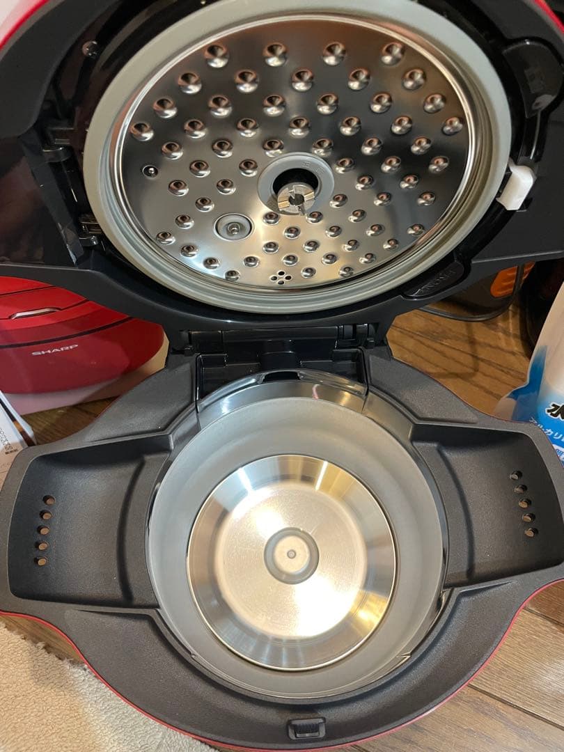 SHARP ヘルシオホットクック KN-HW16F 赤