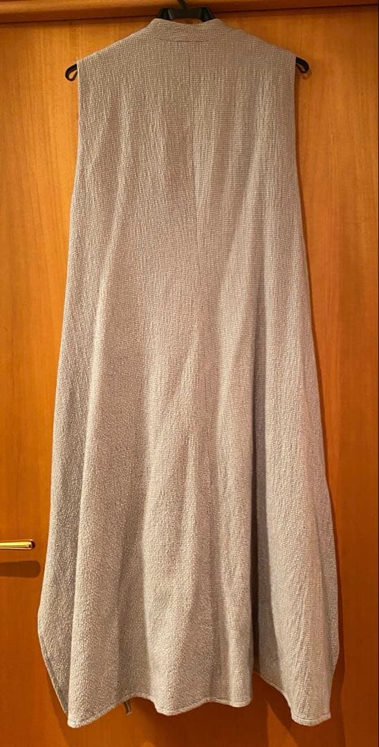 ババグーリ　ウールリネンロングジレ　ヨーガンレール