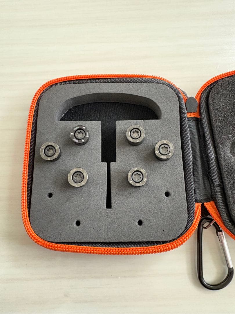 テーラーメイド 純正品 TAS ウエイト 6個セット 汎用品ポーチ