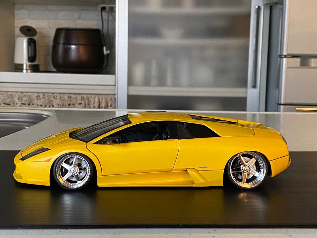 【モリ】 ランボルギーニ　ムルシエラゴ ローダウンカスタム　1/18