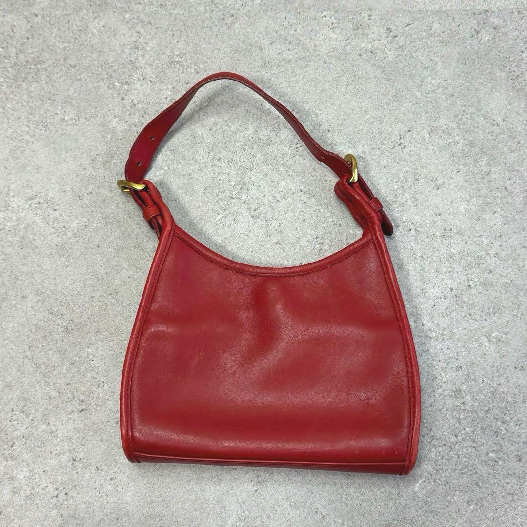 90s USA製 オールドコーチ ハンドバッグ 4106 レッド