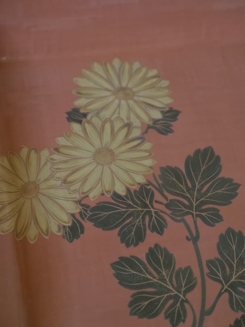 高井白陽　菓子器　漆工芸　菊蒔絵　お盆　箱付　Q1860