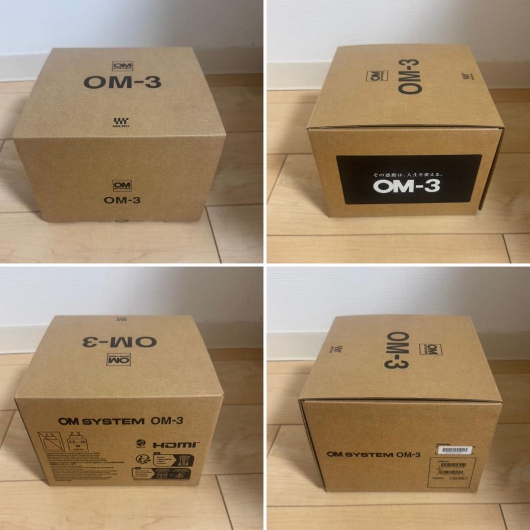 新品未使用　OM-3 ボディー SLV ミラーレス 一眼カメラ OMSYSTEM