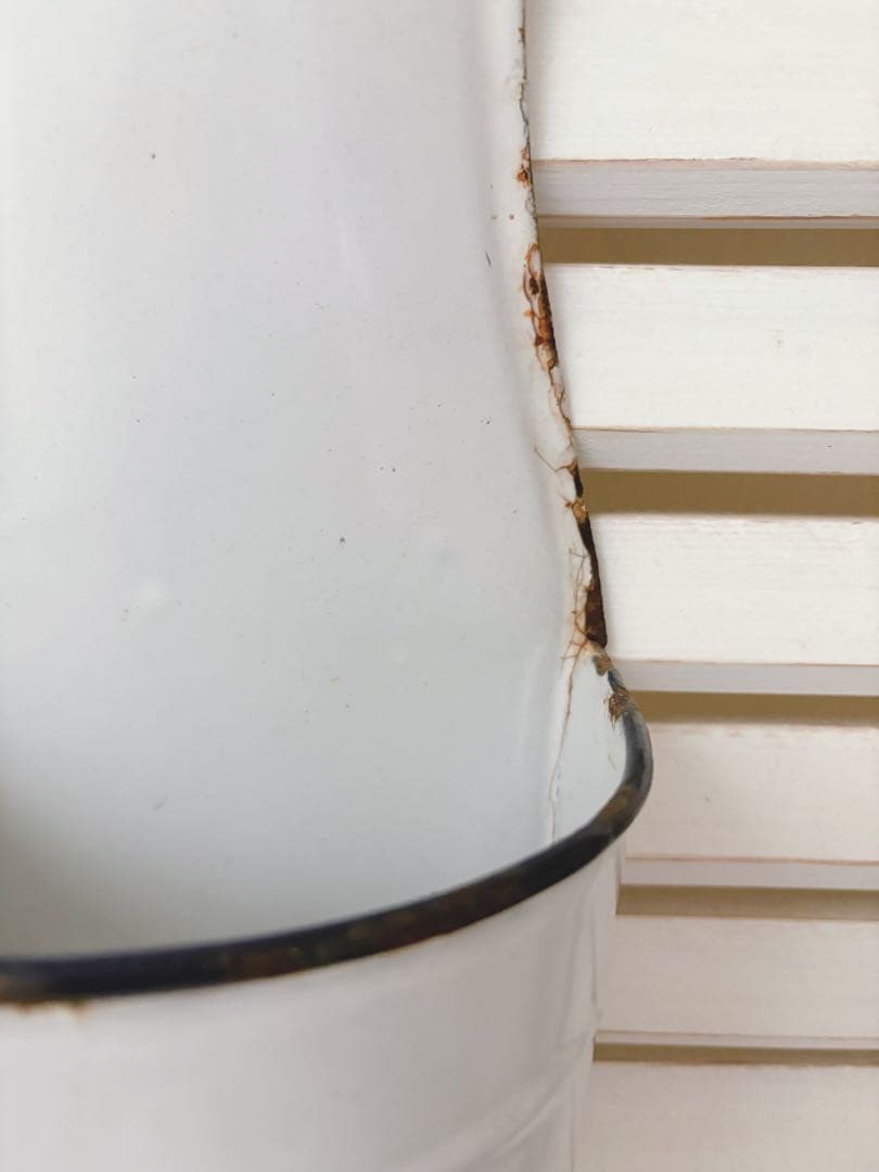 アンティーク☆ホーローブラシホルダー　イギリス