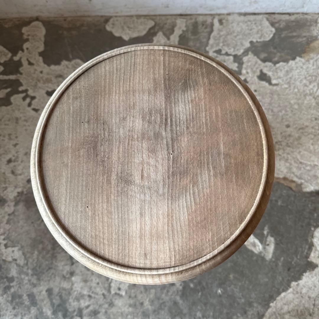 ビンテージ サイドテーブル　フラワースタンド　花台　剥離