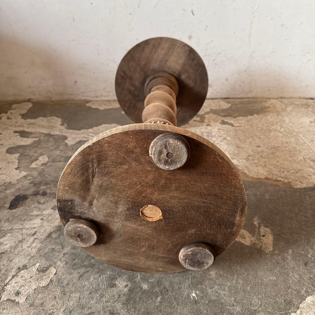 ビンテージ サイドテーブル　フラワースタンド　花台　剥離