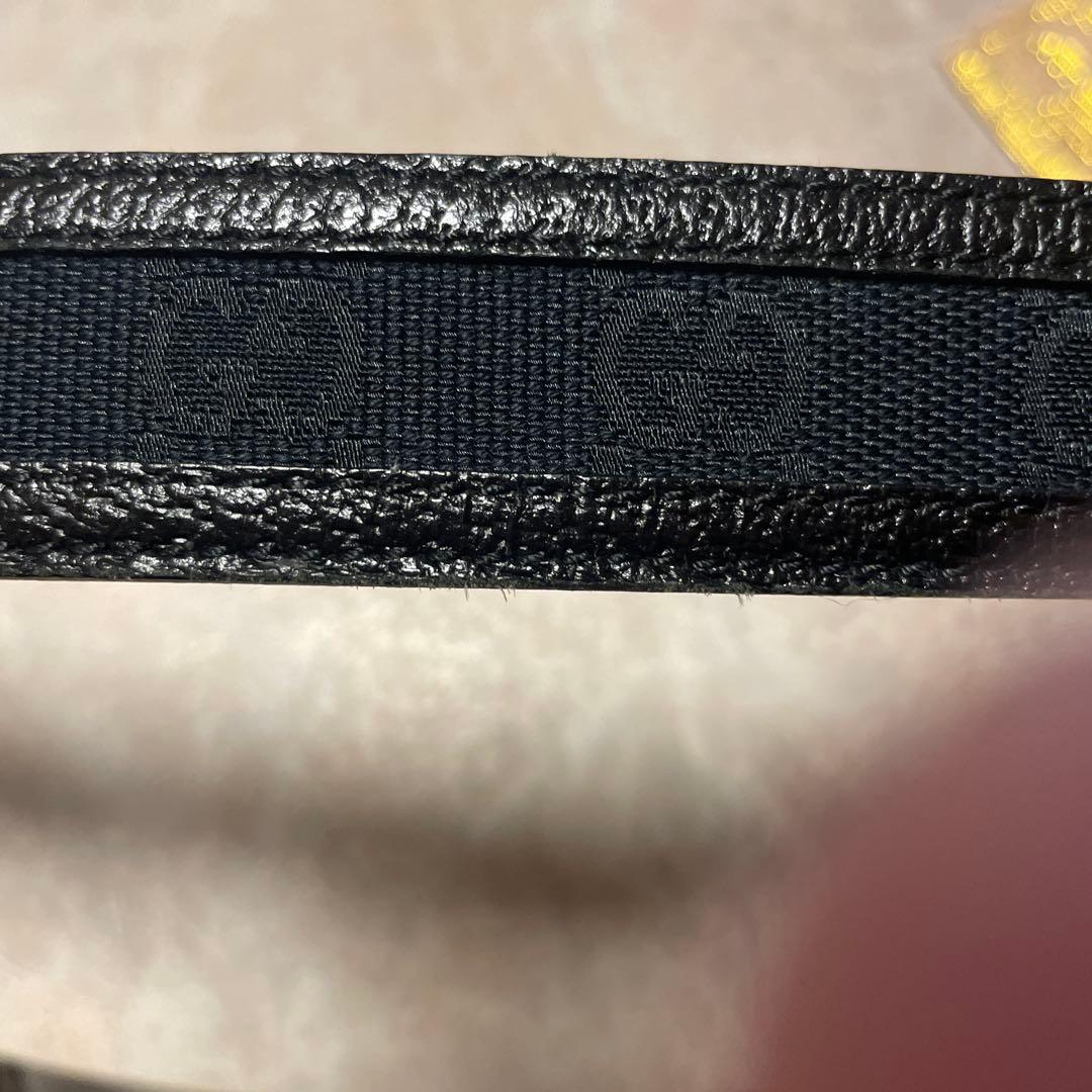 GUCCI ブラック GGロゴバックルベルト