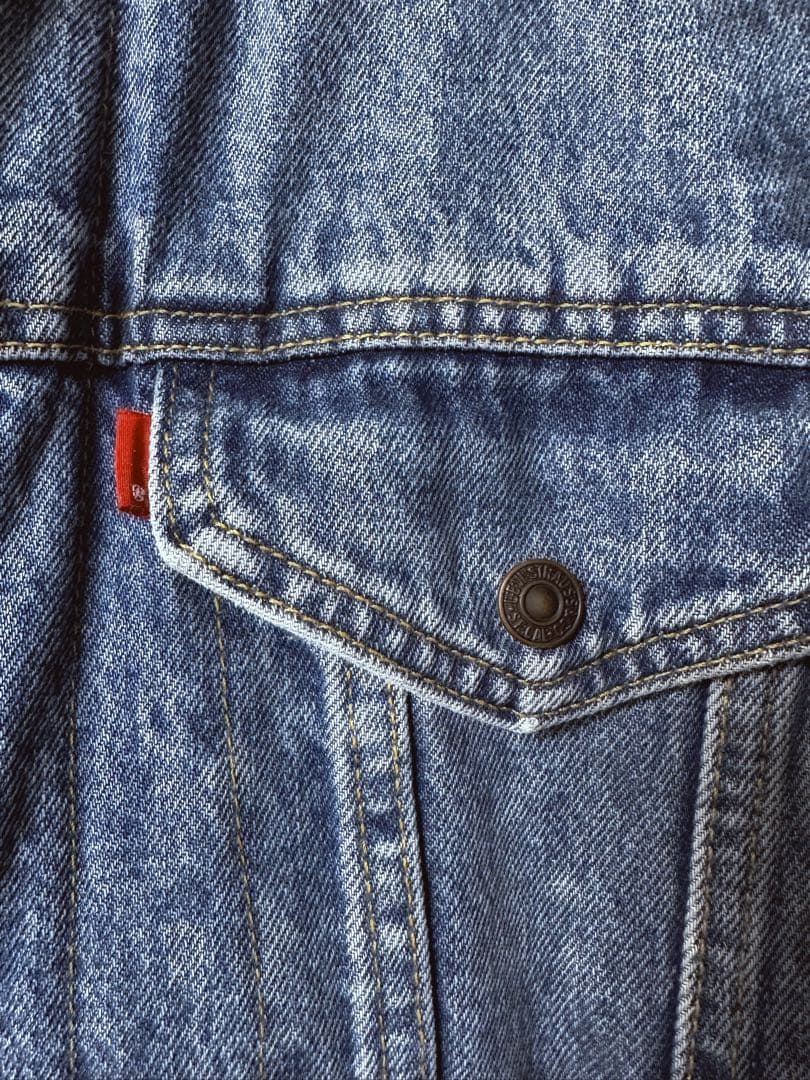 新品未使用★リーバイスプレミアムデニムジャケットボアジャケットロング丈