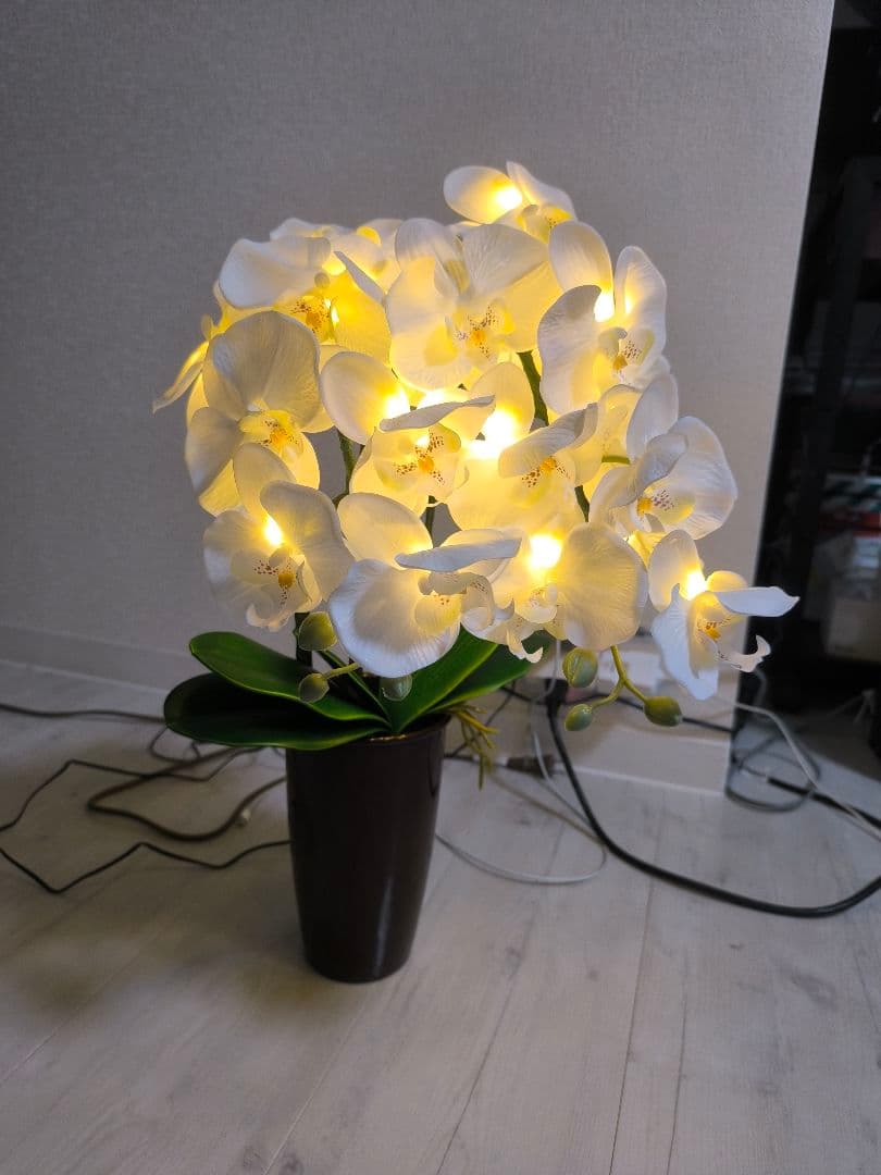 ルミナス灯胡蝶蘭　２個セット　お盆提灯祭壇