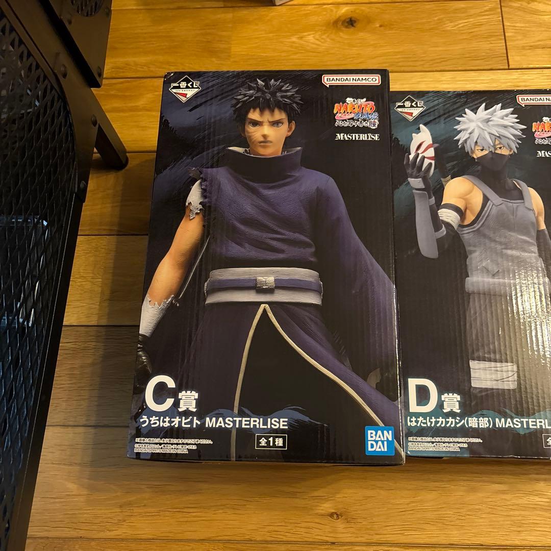一番くじナルト　オビト　カカシ　シスイ　イタチフィギュアセット