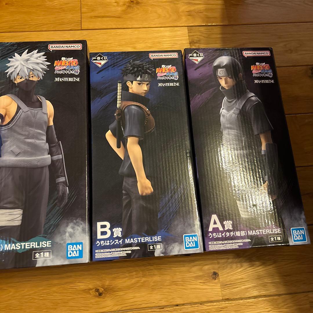 一番くじナルト　オビト　カカシ　シスイ　イタチフィギュアセット