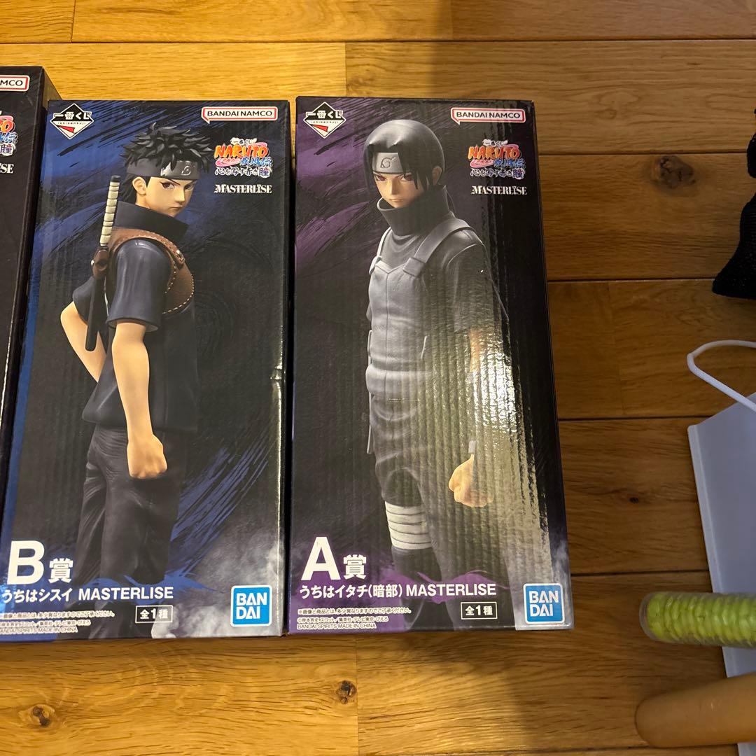 一番くじナルト　オビト　カカシ　シスイ　イタチフィギュアセット