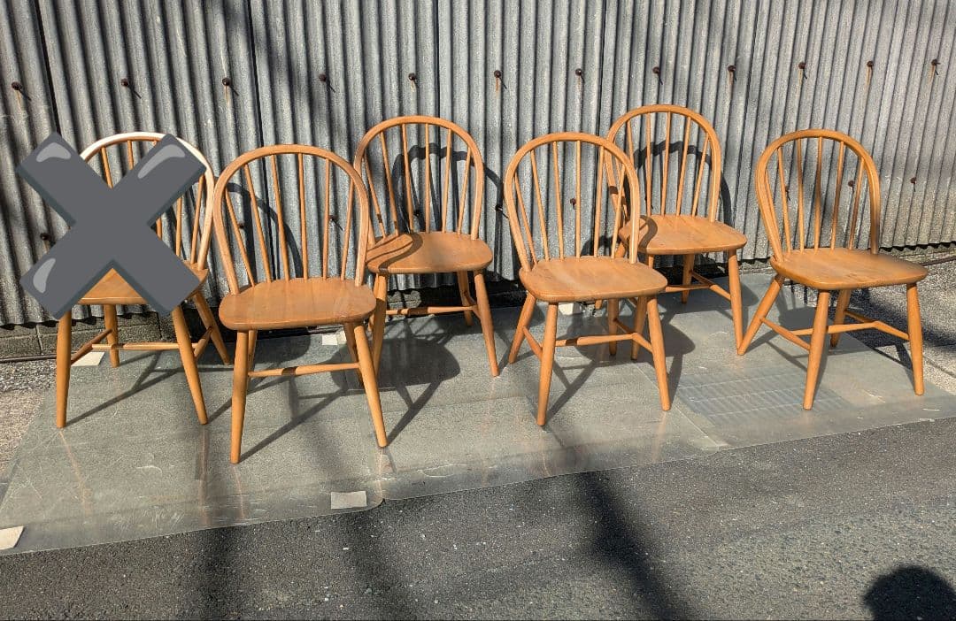 ヴィンテージ　飛騨産業ウインザーチェア 　キツツキ