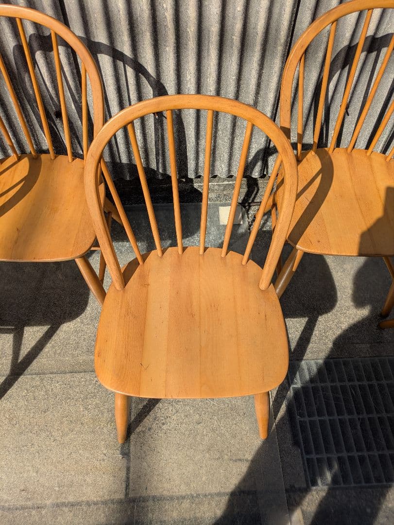 ヴィンテージ　飛騨産業ウインザーチェア 　キツツキ