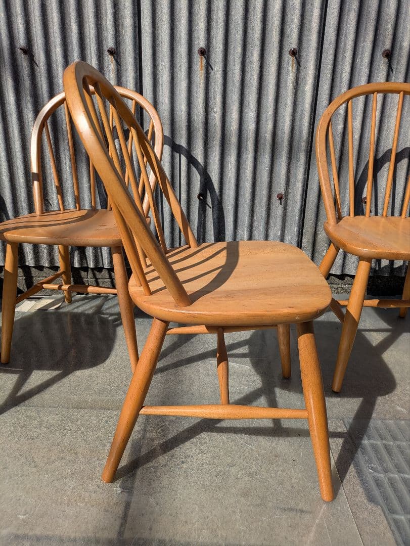 ヴィンテージ　飛騨産業ウインザーチェア 　キツツキ