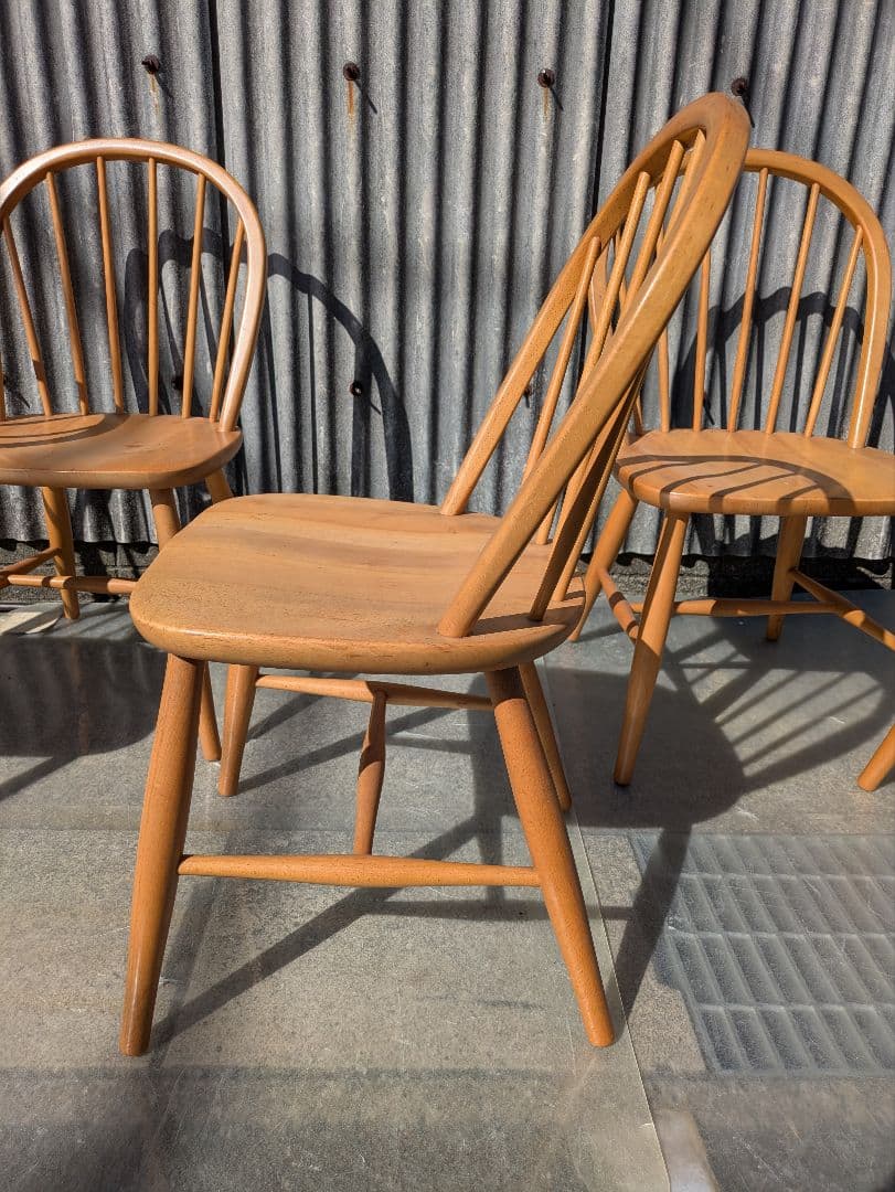 ヴィンテージ　飛騨産業ウインザーチェア 　キツツキ