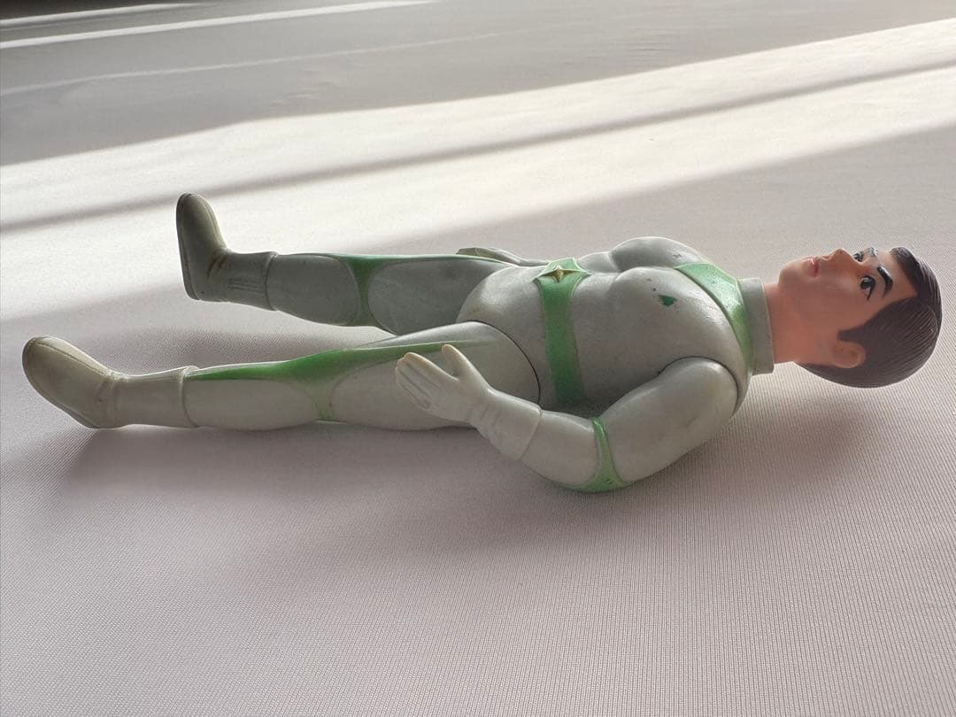 【希少】ブルマァク ミラーマン 面取れ ソフビ 当時物 円谷プロ マスクなし