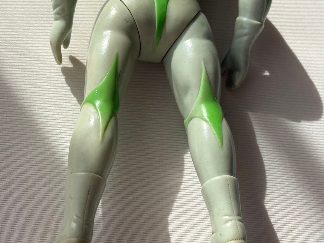 【希少】ブルマァク ミラーマン 面取れ ソフビ 当時物 円谷プロ マスクなし