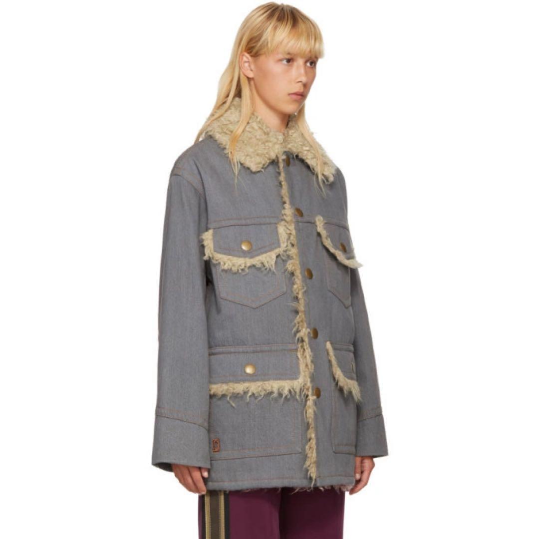 MARC JACOBS デニムファー ジャケットコート y2k