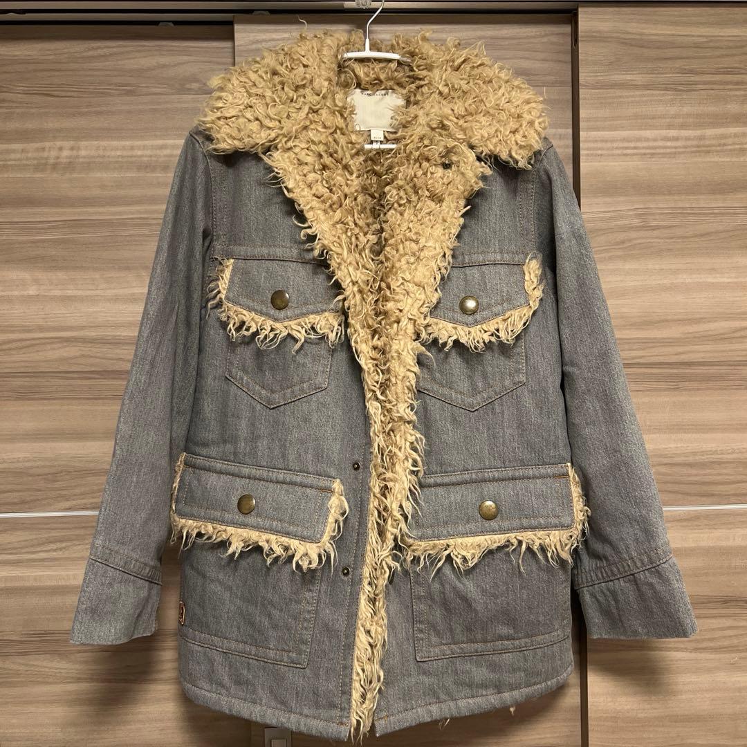 MARC JACOBS デニムファー ジャケットコート y2k