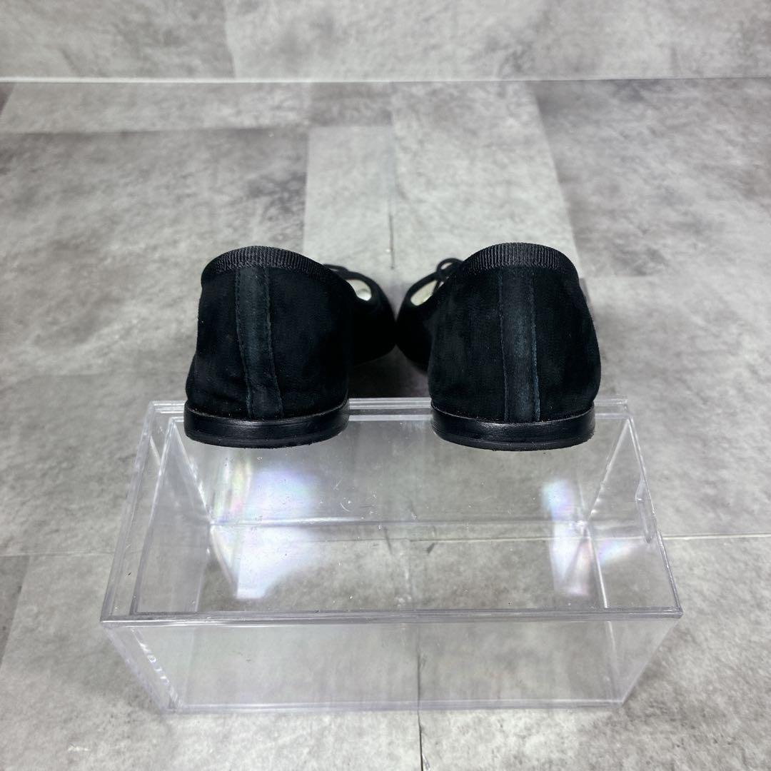 【良品】✨repetto バレエシューズ　フラットパンプス　BK 23cm