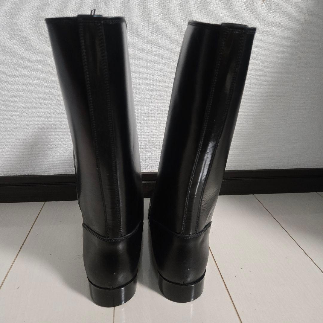 新品　king　crown キングクラウン　ブーツ　白バイ 25.5 ノサックス