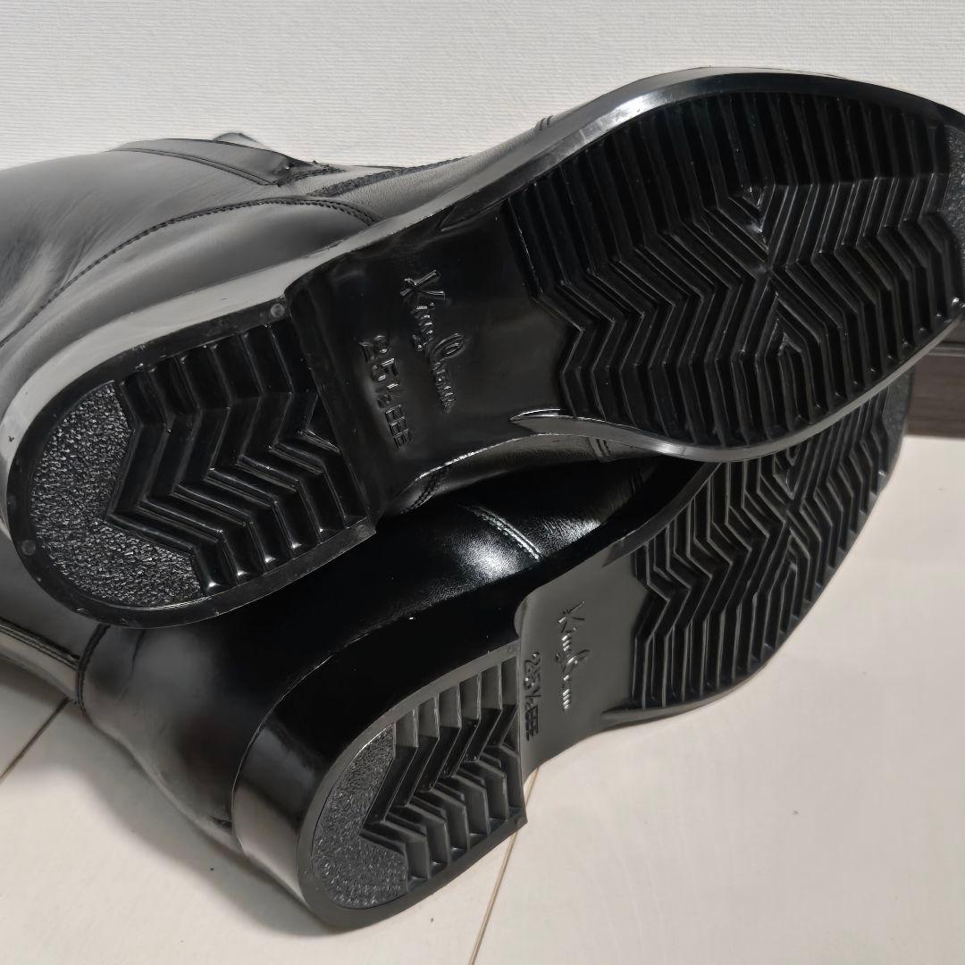 新品　king　crown キングクラウン　ブーツ　白バイ 25.5 ノサックス