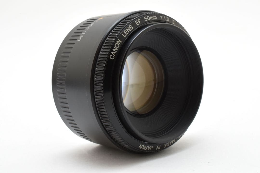 美品キャノン 単焦点レンズ Canon EF 50mm F1.8 II