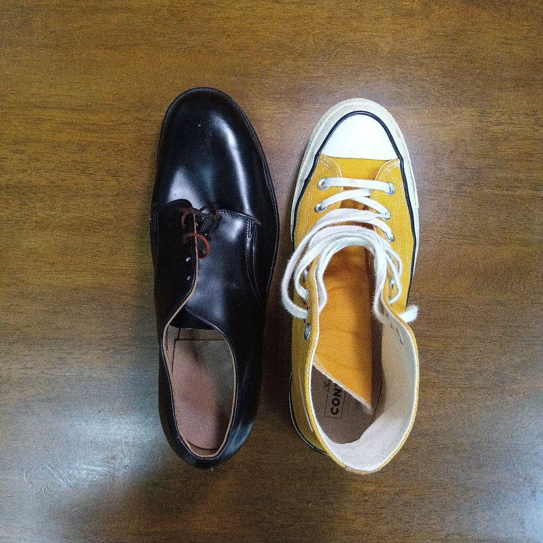 デッド 70s US NAVY USN サービス シューズ ミリタリー 米軍 黒