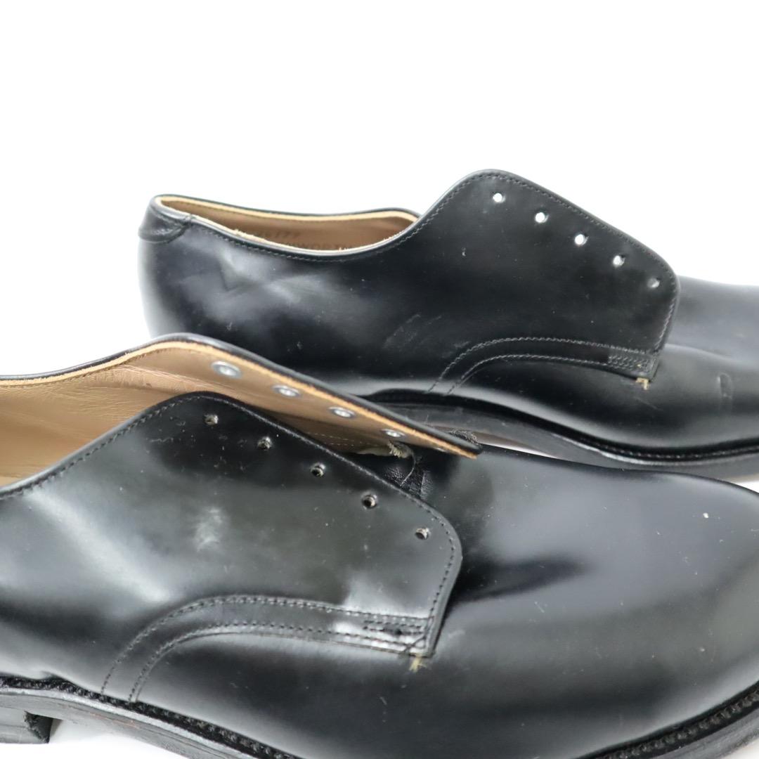 デッド 70s US NAVY USN サービス シューズ ミリタリー 米軍 黒