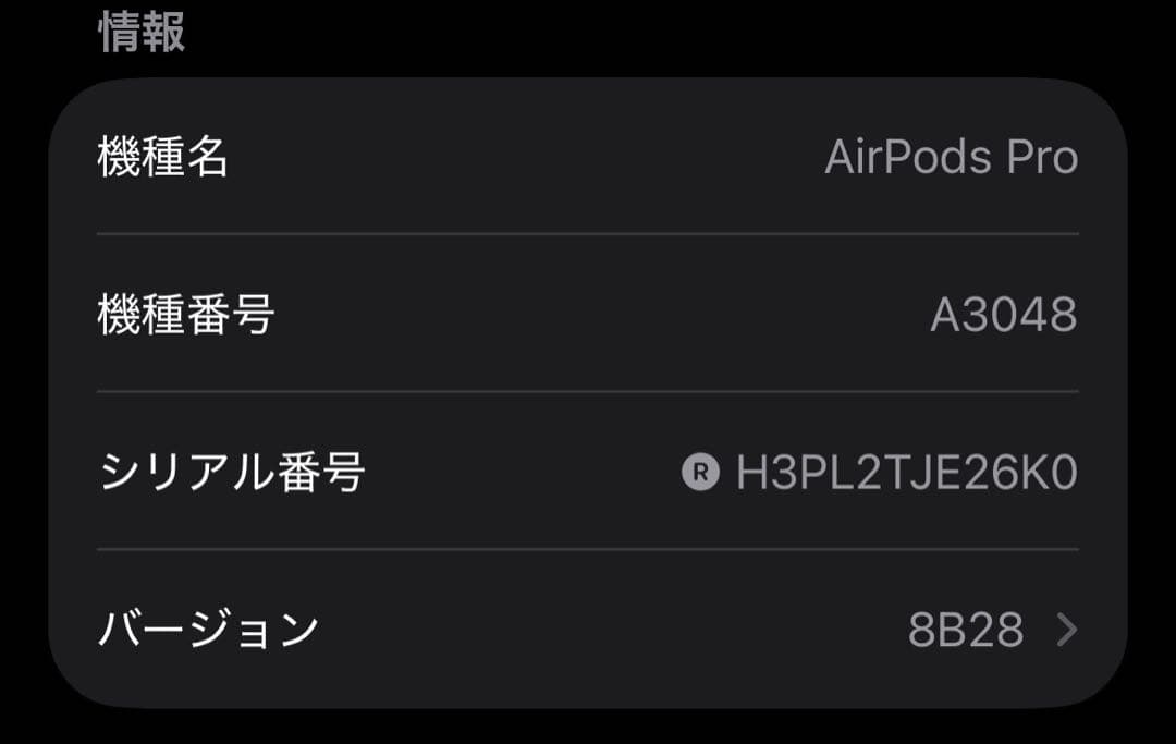 AirPods Pro 第2世代 usb-c 右耳 A3047 [88]