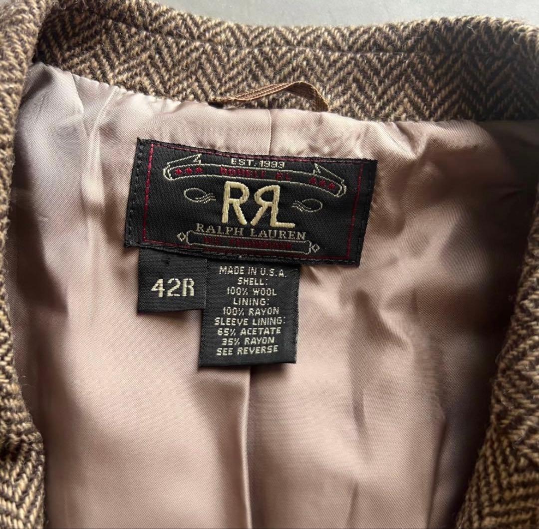 ロ*ド様 【希少】RRL 三つ星 USA製テーラードツイード