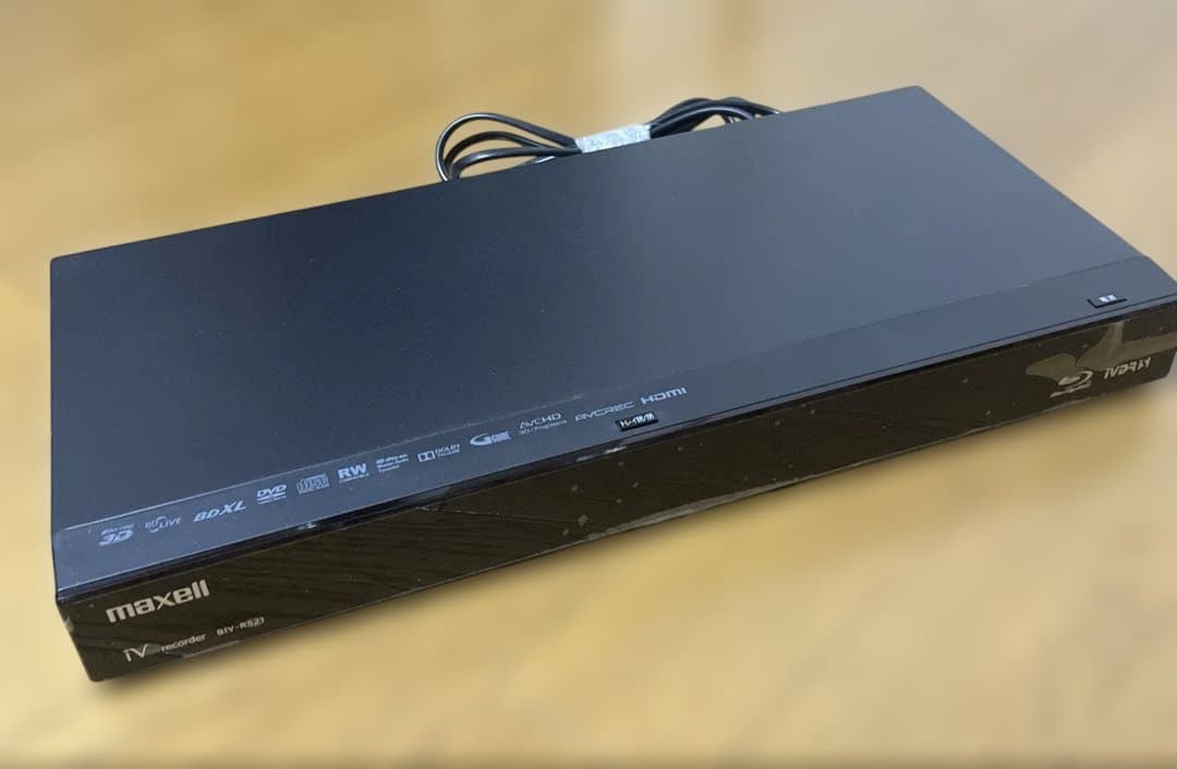 maxell iv&ブルーレイディスクレコーダーBIV-R 521C