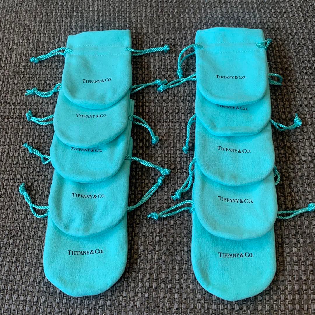 新品同様　国内現行品ティファニー巾着10枚セット