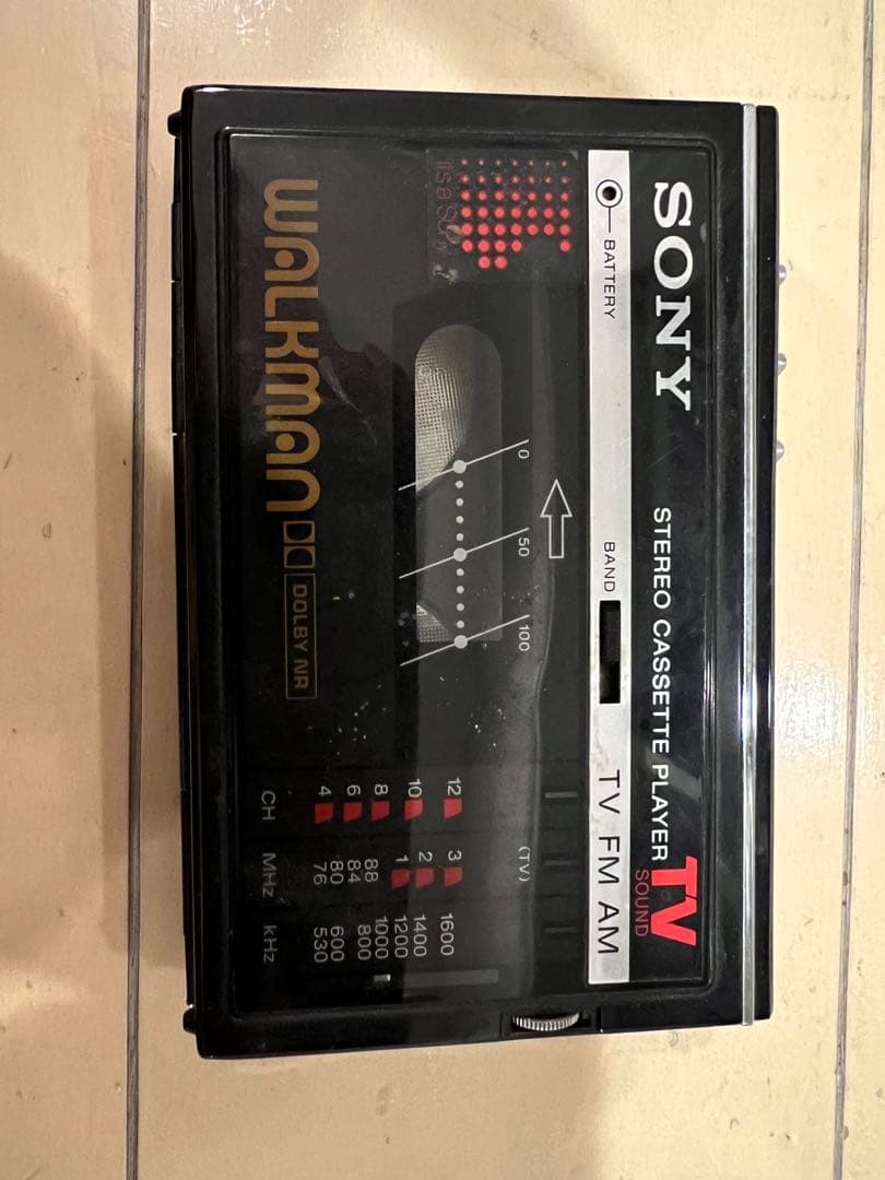 USEDレア★SONY カセットウォークマン WM-F30 作動未確認激安送料込