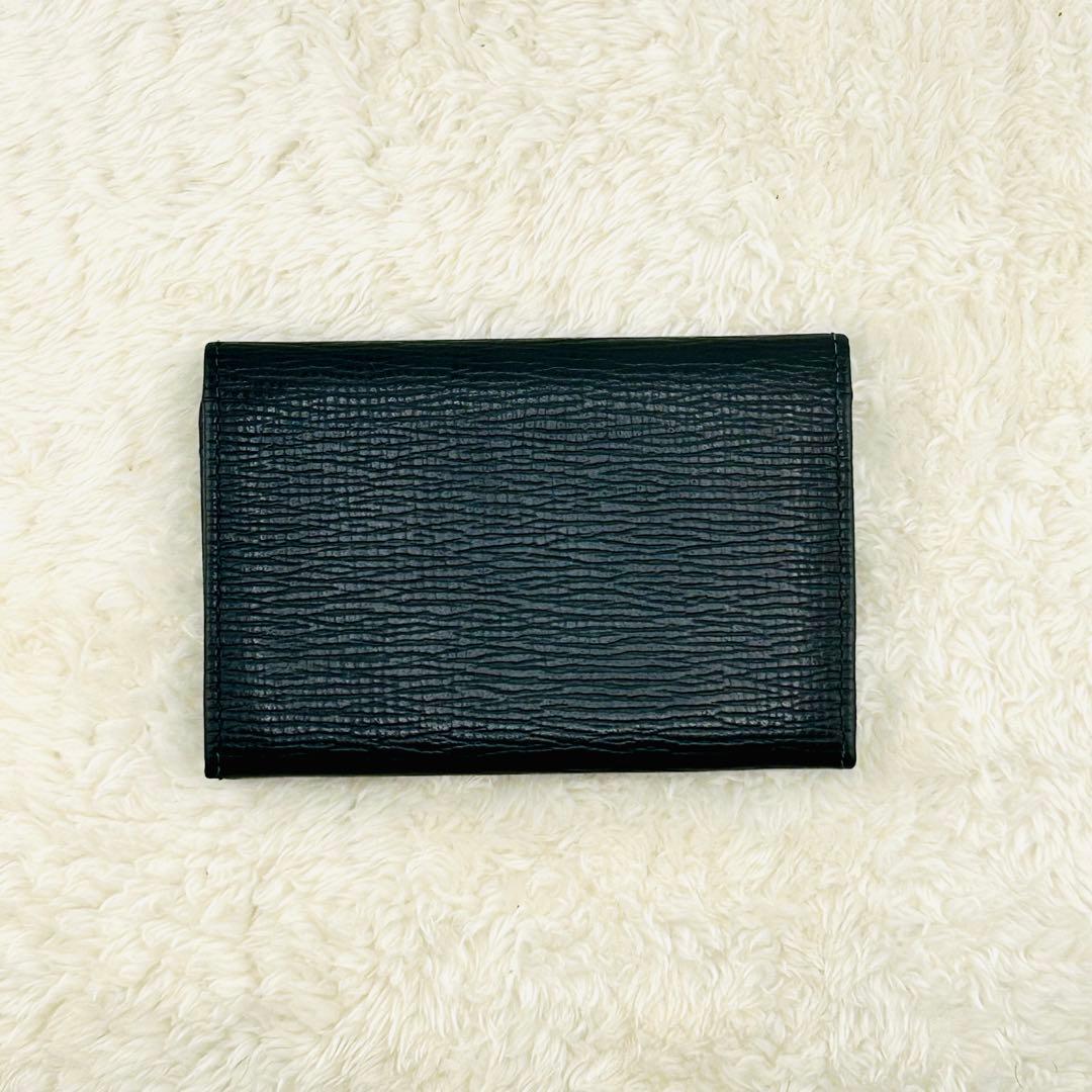 ✨極上美品✨　ロエベ　カードケース　名刺入れ　アナグラム　レザー　ブラック