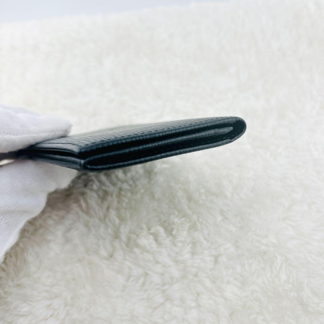 ✨極上美品✨　ロエベ　カードケース　名刺入れ　アナグラム　レザー　ブラック