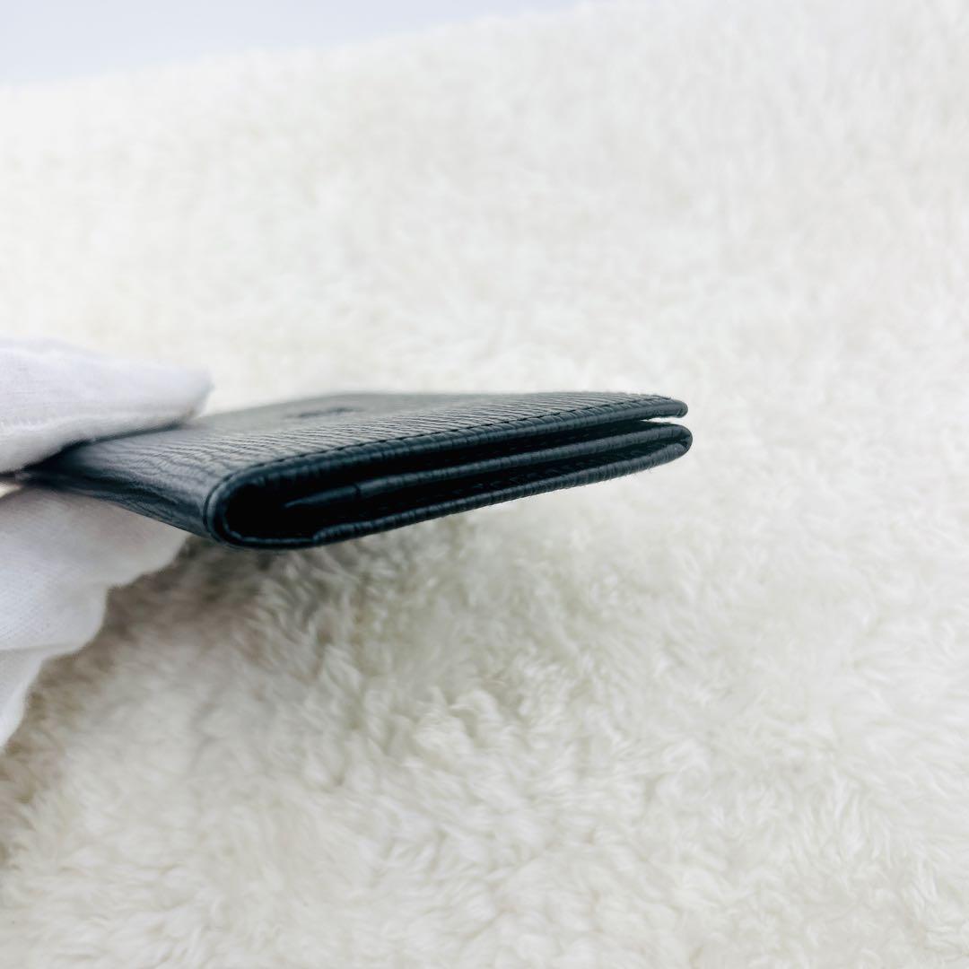 ✨極上美品✨　ロエベ　カードケース　名刺入れ　アナグラム　レザー　ブラック