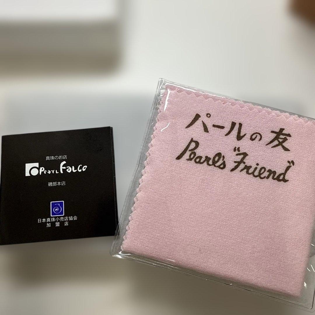 真珠 約7.2-7.4mm珠　シルバー クラスプ ネックレス　☺︎