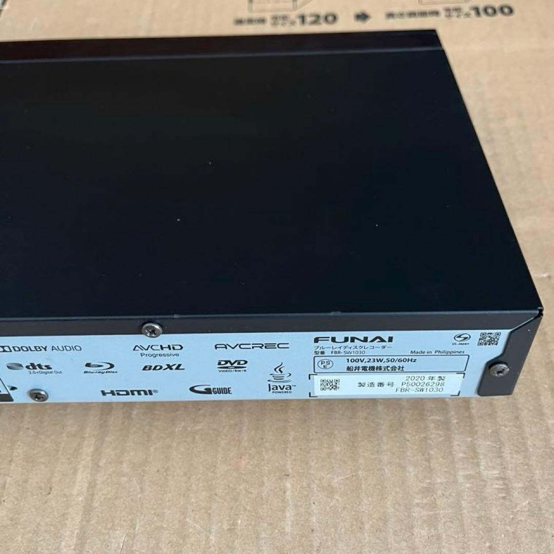 フナイ FUNAI FBR-SW1030 ブルーレイレコーダー HDD1TB