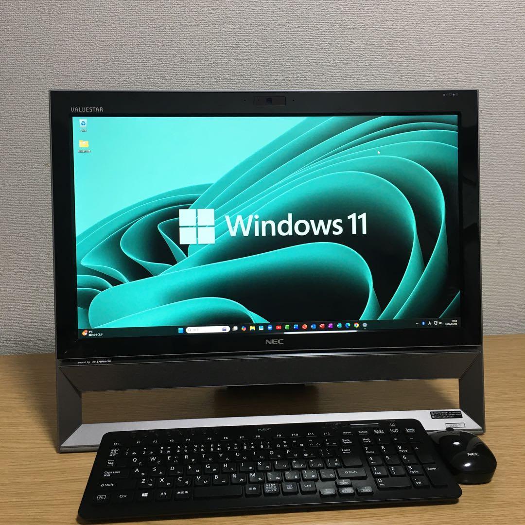NEC VALUESTAR 地デジ Win11 一体型 デスクトップPC