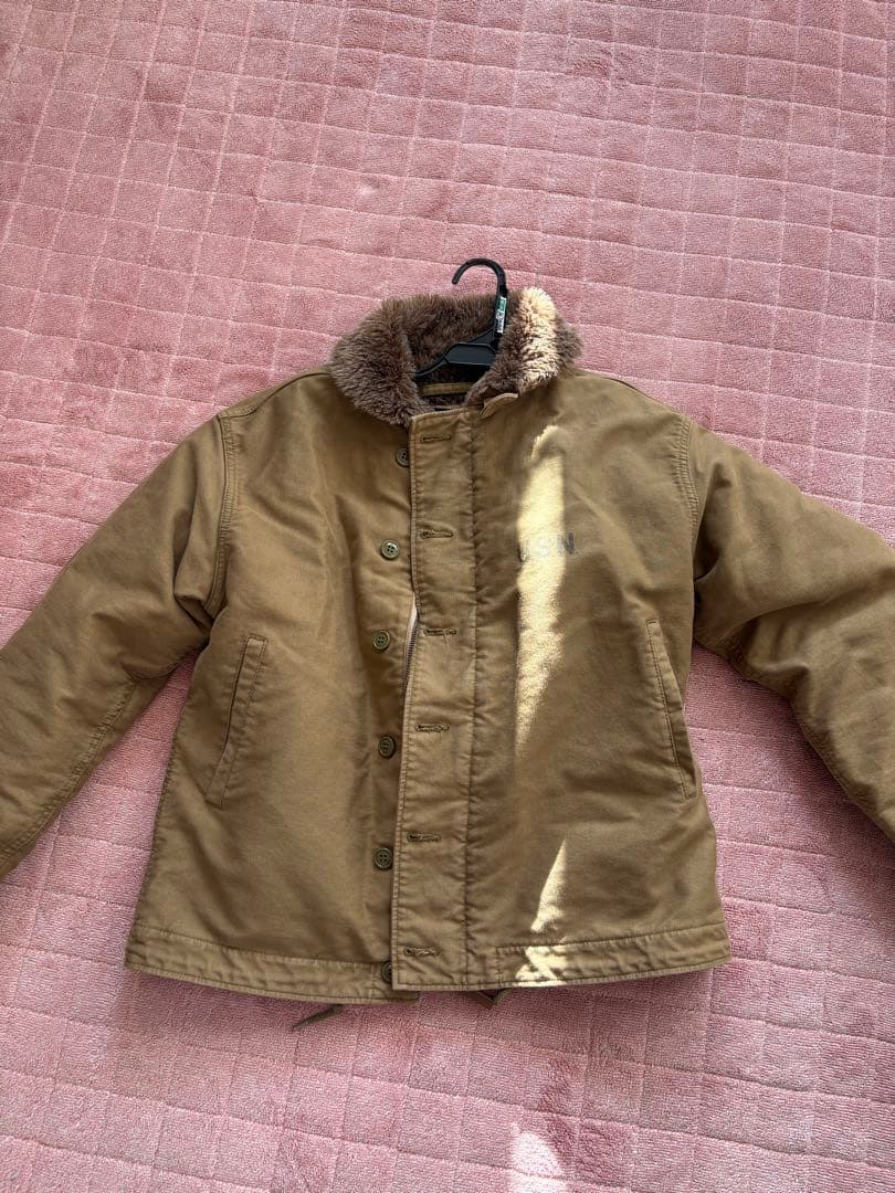 まろびさん専用！！ HOUSTON N-1デッキジャケット　TAN