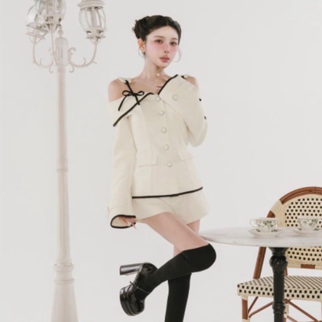 ショートパンツ ボンディングツイードショートパンツ ダーリッチ darich