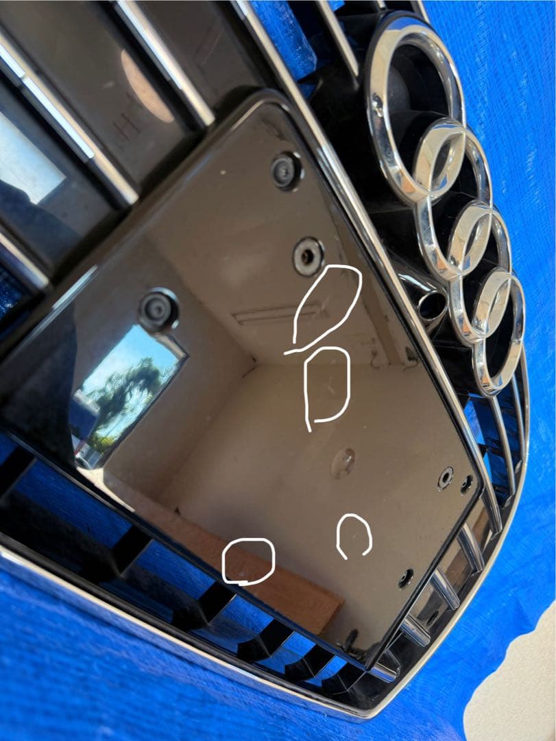 Audi A7 4G8 純正フロントグリル